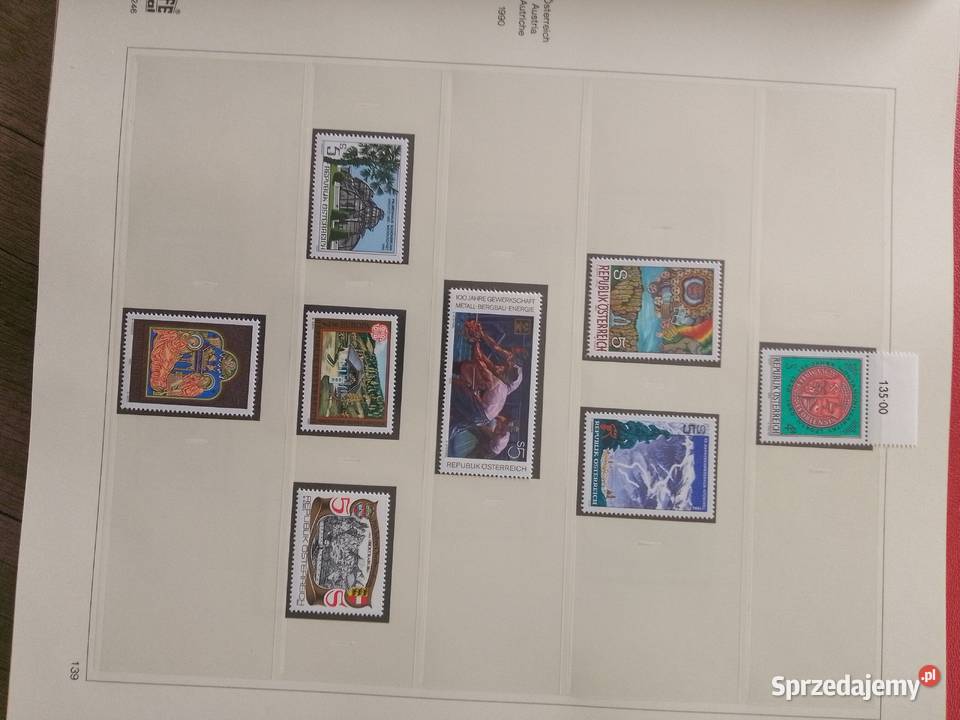 Kolekcję znaczków sprzedam 70 klaserów Pyrzyce