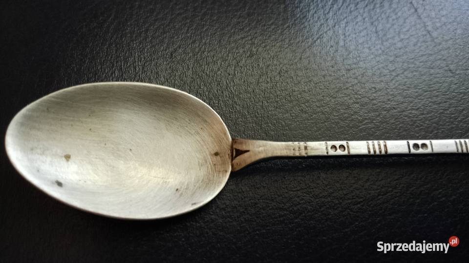 Łyżeczka kolekcjonerska srebrna Nakło nad Notecią