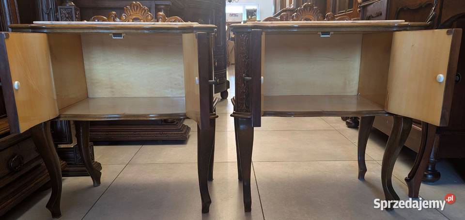 piękne włoskie intarsjowane szafki sklep Dąbrowa Górnicza sprzedam
