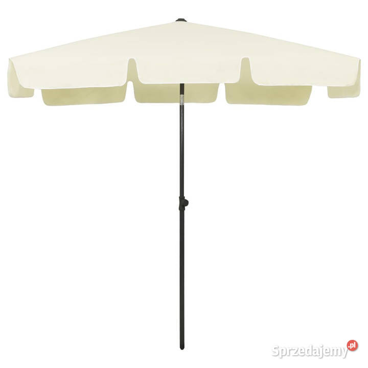 Parasol plażowy piaskowy żółty 200x125 WM314727