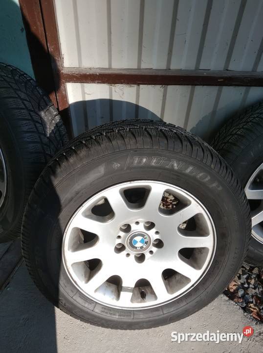 ALU FELGI BMW OPONY ZIMOWE DUNLOP WINTER SPORT Średnica 16" Kraków