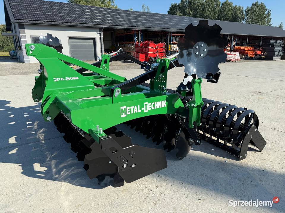 1 Brona talerzowa MetalTechnik 30m wał daszkowy