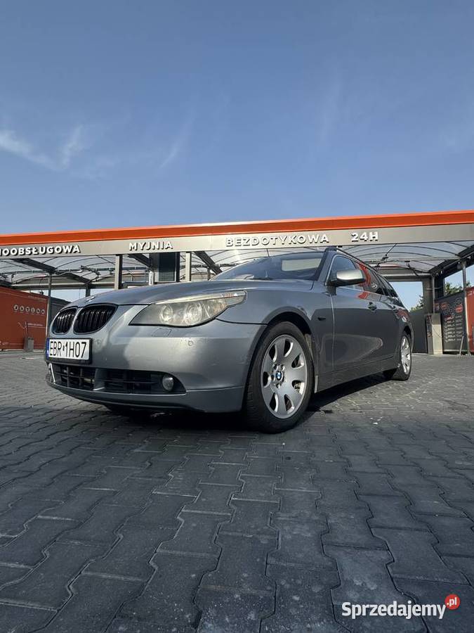 BMW 535d 2007 bogate wyposażanie 370koni OKAZJA skórzana tapicerka Brzeziny