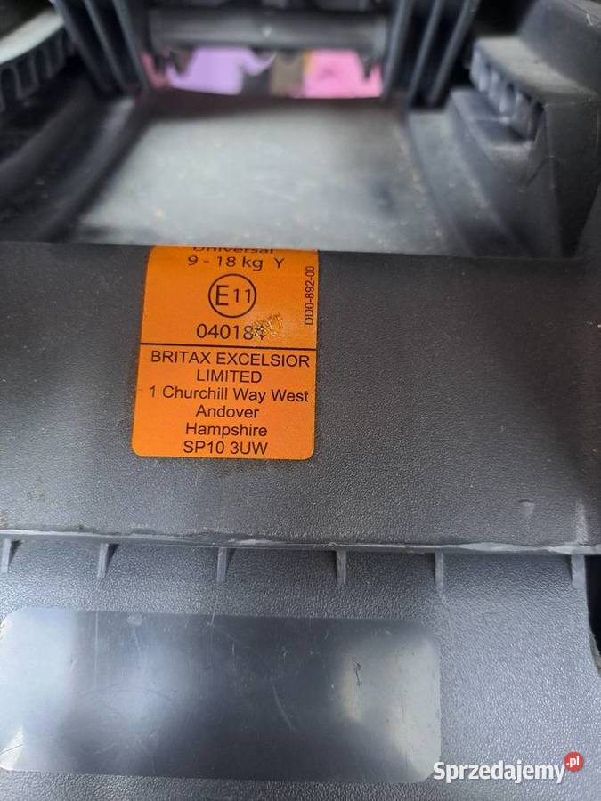 Fotelik britax 918 lubelskie Lublin