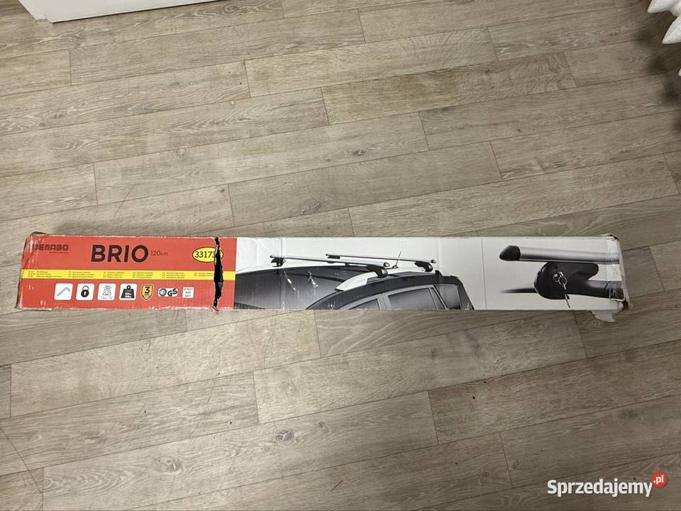 Bagaznik dachowy Menabo Brio 120 aluminium Lublin