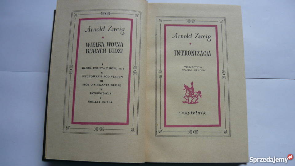 Intronizacja Arnold Zweig Myszków