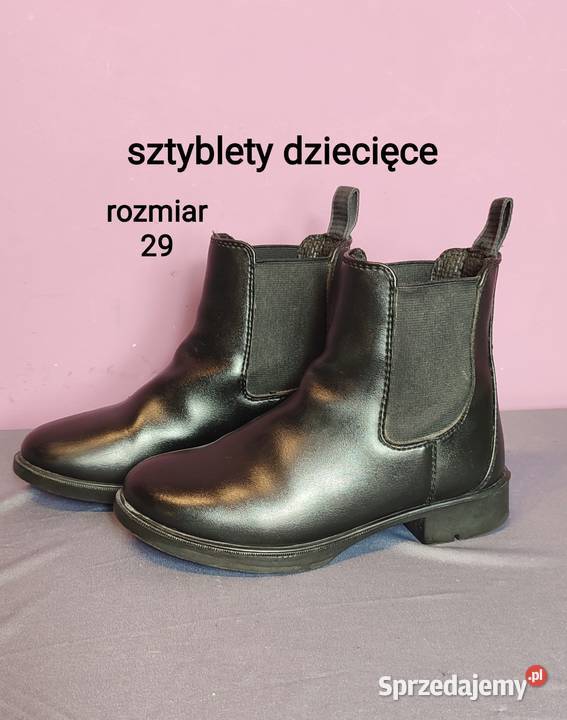 Sztyblety jeździeckie dziecięce rozmiar 29 Jasień