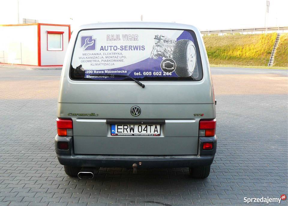 Volkswagen T4 Caravelle 25 TDI 150 aluminiowe felgi Rawa Mazowiecka