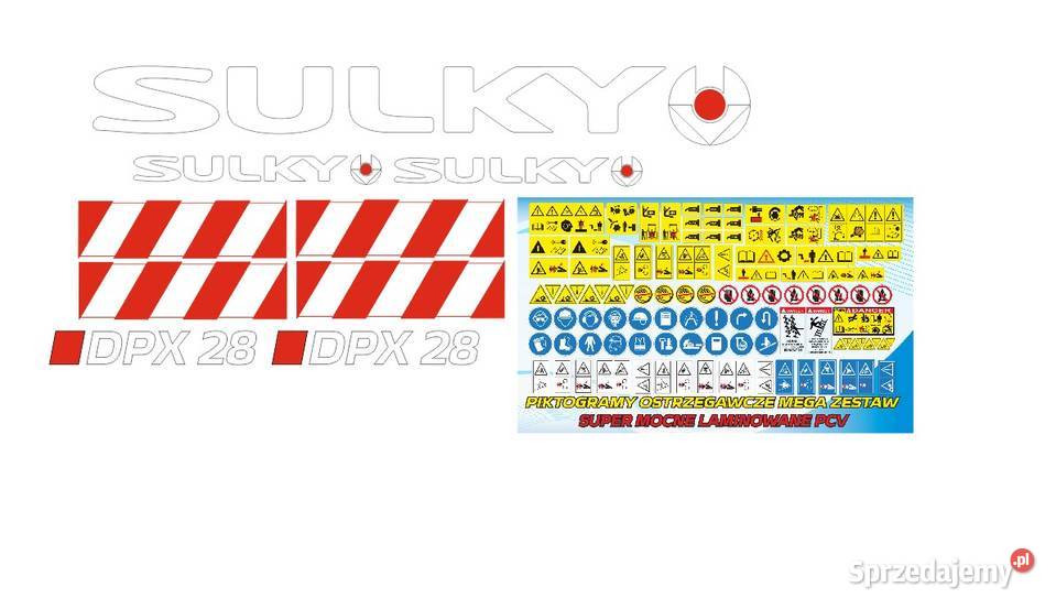 NAKLEJKI SULKY DPX 28 MOCNE ZAMIENNIKI Bydgoszcz