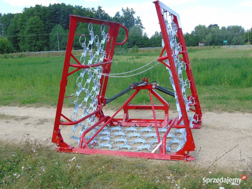 DARMEX Włóka łąkowabrona 4 rzędowa chwastownik 2 Barszcze