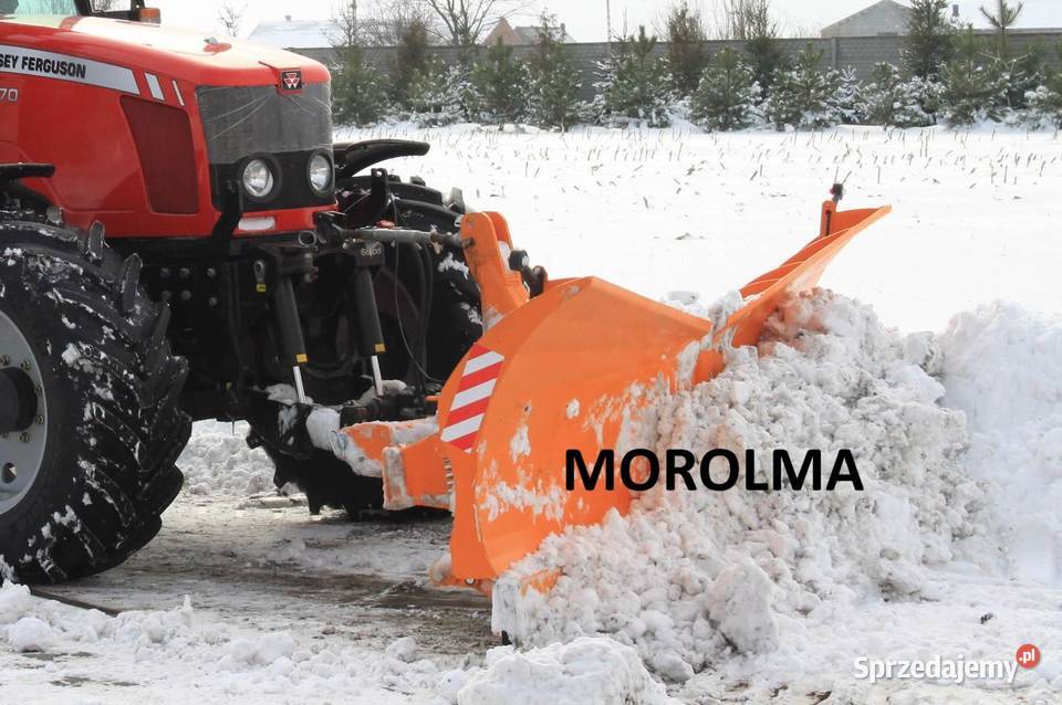 Pług śnieżny składany do śniegu strzałka mazowieckie
