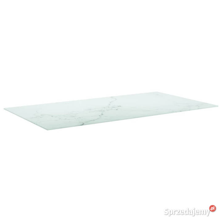 Blat stołu biały 120x65 8 mm szkło z teksturą Blaty Warszawa