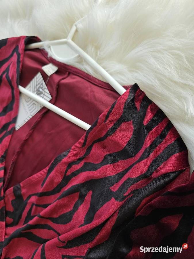 Sukienka aksamitna bordo Rybnik