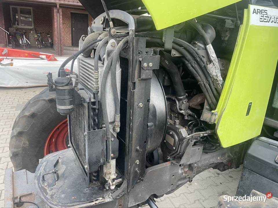 Claas Ares 557 ATZ Wspomaganie kierownicy łódzkie Góra Bałdrzychowska