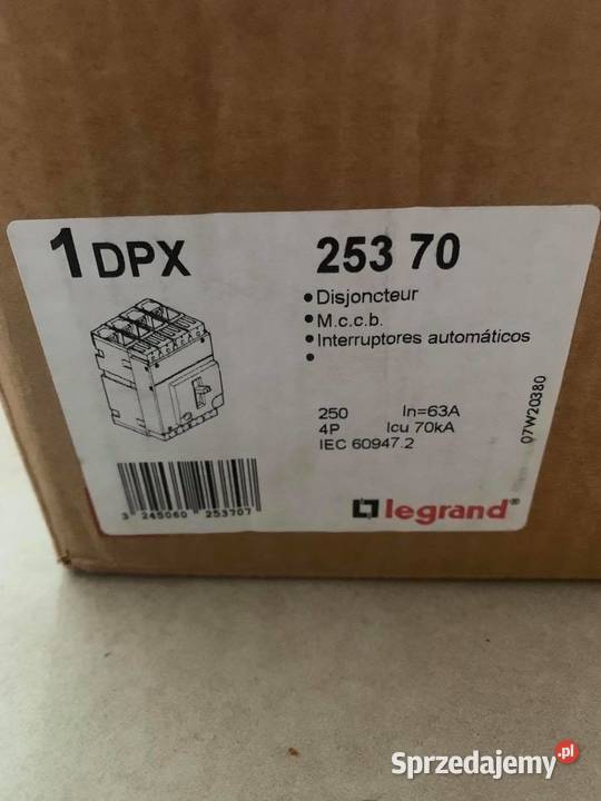 LEGRAND WYŁĄCZNIK 63A DPX 250 25370 mazowieckie Warszawa sprzedam