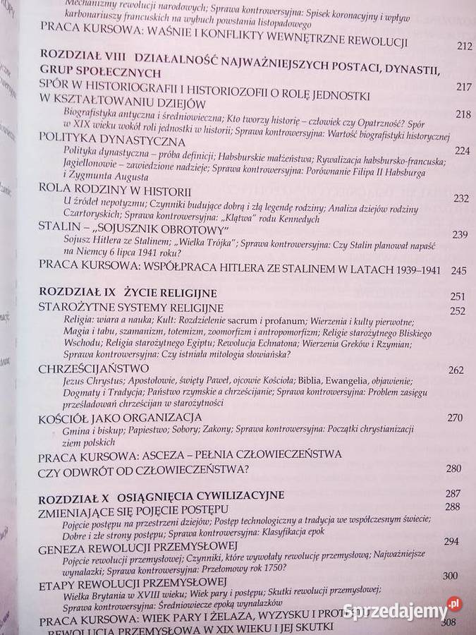 Historia nowa era unikatowe podręczniki szkolne Warszawa sprzedam