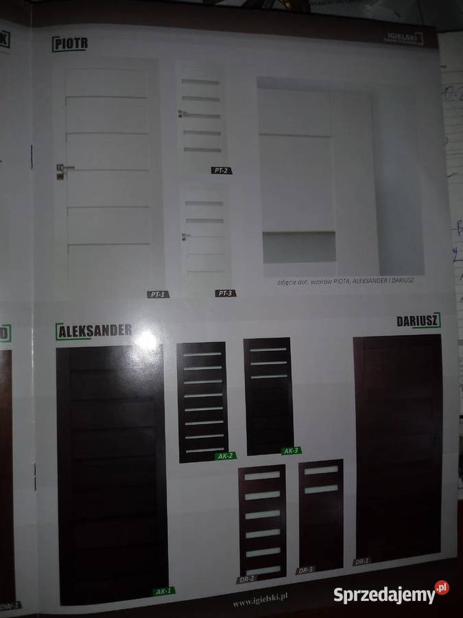 Drzwi drewniane sosnowe Schody Kartuzy