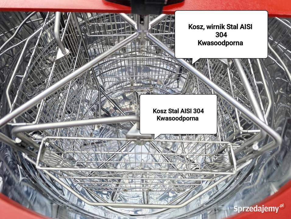 Miodarka 4 kasetowa ręczna uniwersalna Pszczelarstwo Posada Jaśliska
