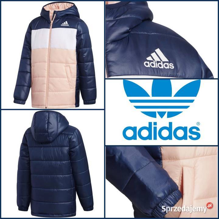 Ciepła kurtka chłopców Adidas Rozmiar M Odzież wyjściowa