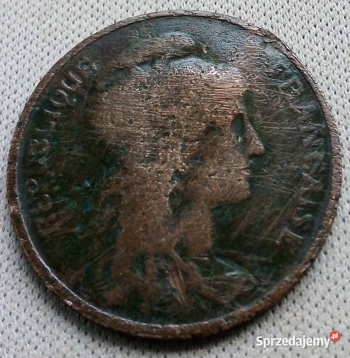 FRANCJA5 CENTYMÓW1916 r Numizmatyka Legionowo