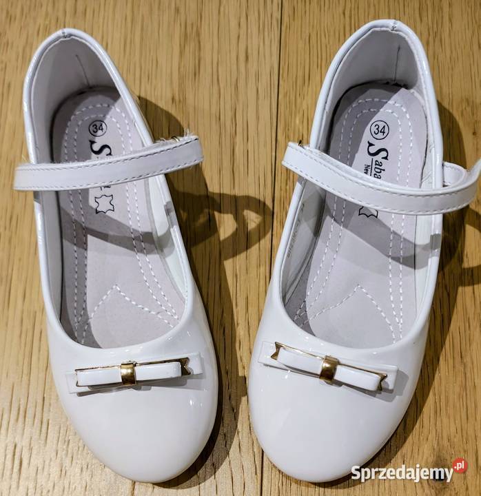 Buty balerinki na komunię ślub rozmiar 34 kujawsko-pomorskie Toruń