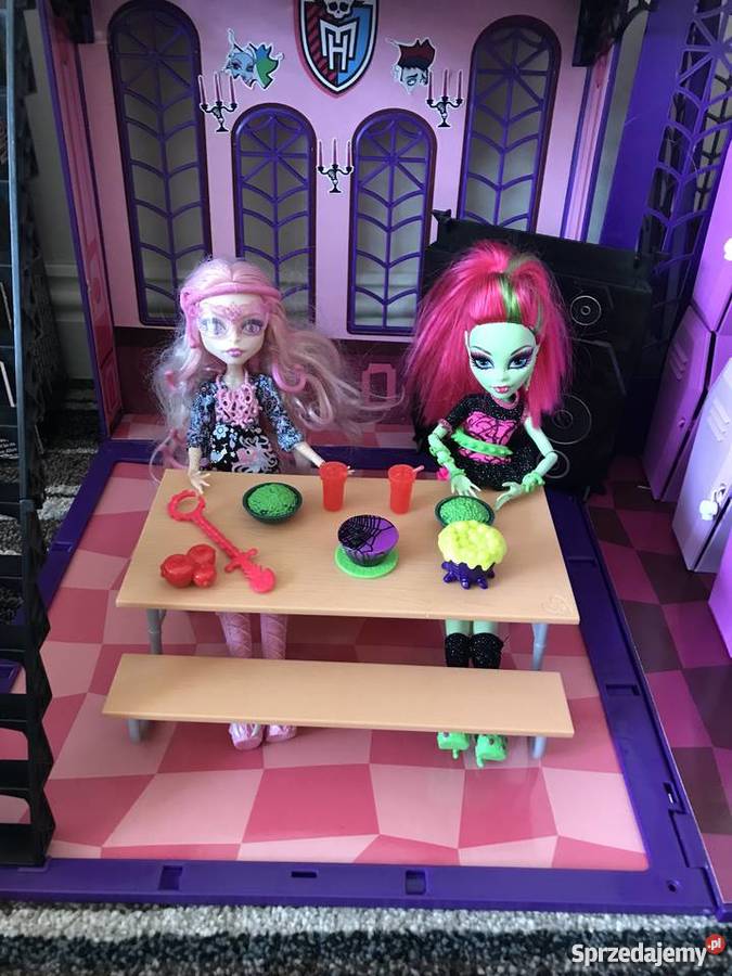 Wielki zestaw monster high straszyceum i 20 Tarnów sprzedam