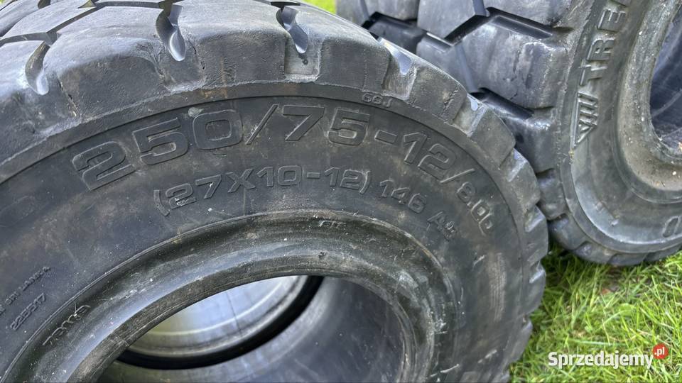 Opony pełne 27x1012 i 23x910 zestaw opon Linde Koziegłowy