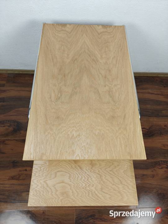 Biurko Chrom Dąb Modernizm Bauhaus Art Deco 76cm mazowieckie sprzedam