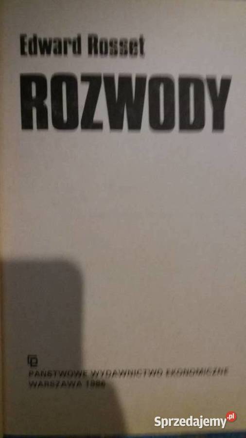 Rozwody Rosset prawnicze książki studia Warszawa