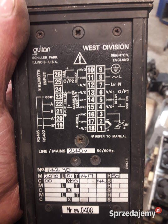 REGULATOR TEMPERATURY WEST 2070 Pszczyna