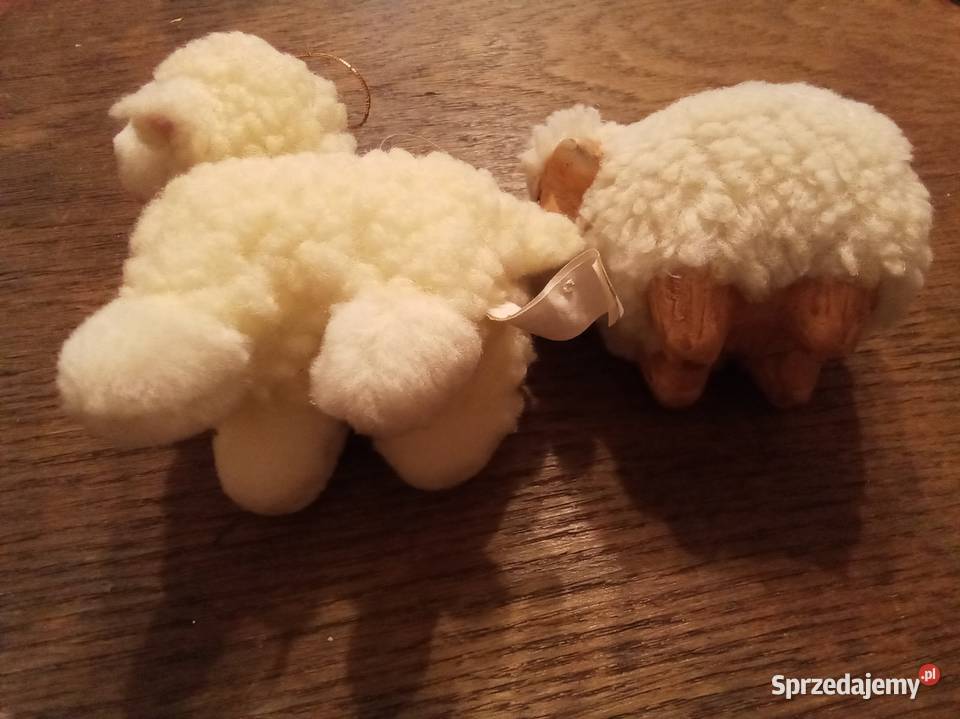 Dwie owieczki wielkanocne Vintage Warszawa sprzedam