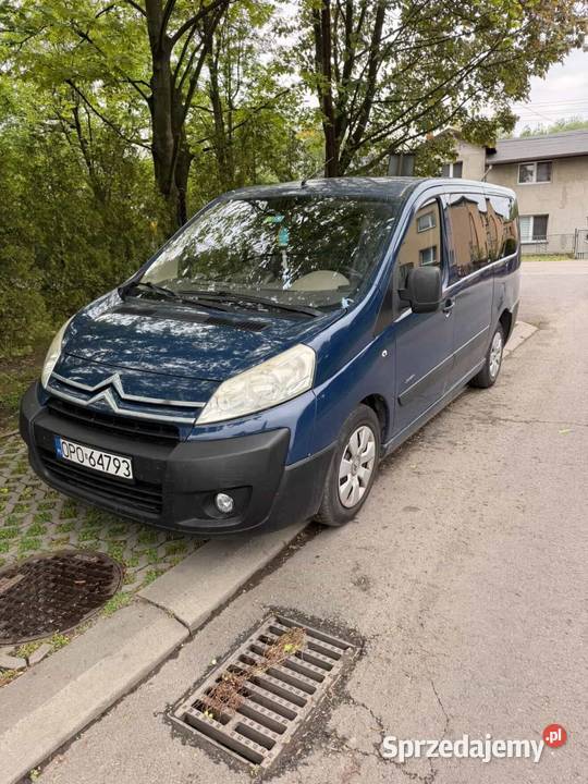 Citroen jumpy long dlugi 9 osobowy 20 hdi 2008r Motoryzacja