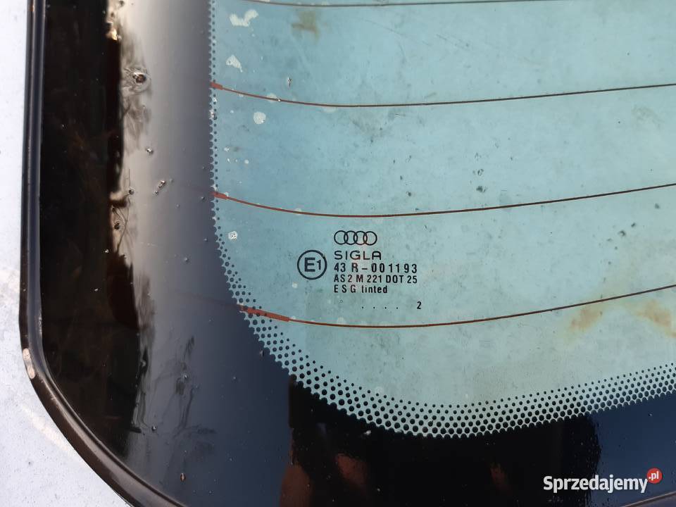 A6 100 C4 Avant kombi Szyba tylna tylnej klapy Mińsk Mazowiecki