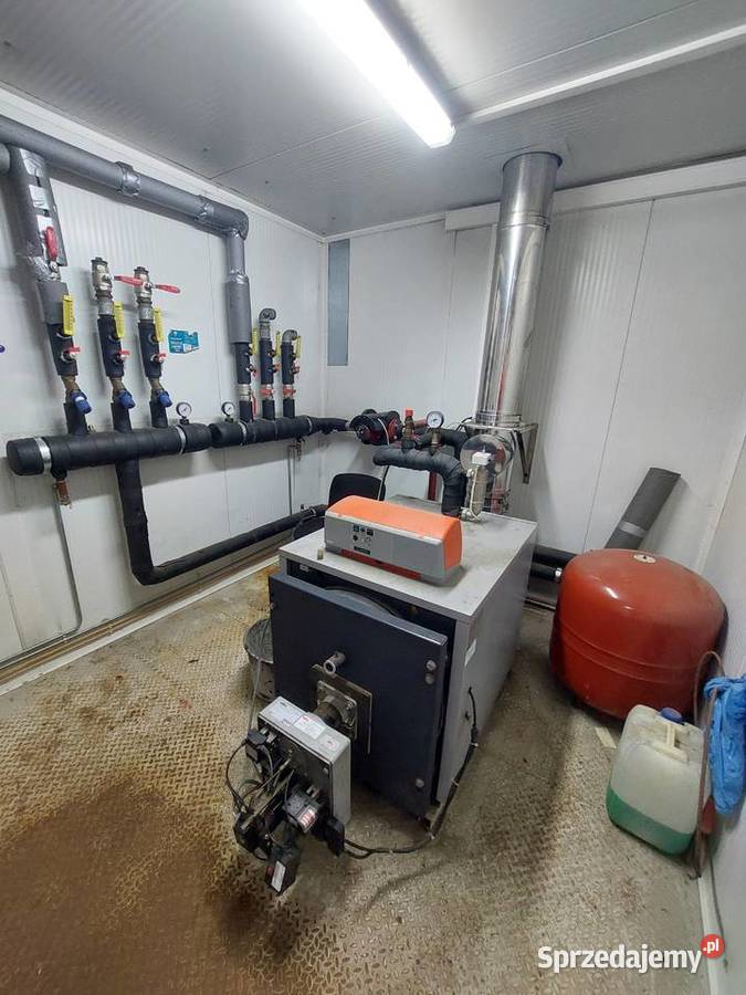 Kotłownia kontenerowa 116kW na olej opałowy gaz