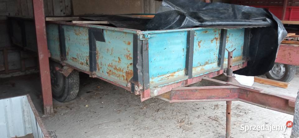 Przyczepa jednoosiowa 35 t Przyczepy rolnicze Sobków