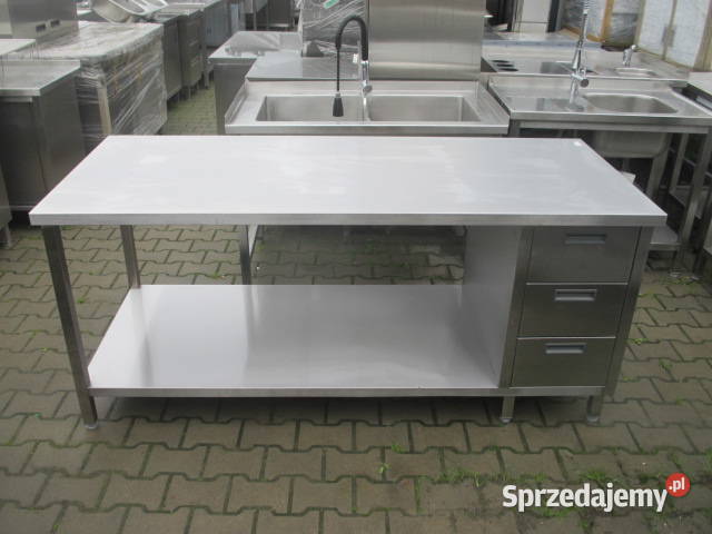 NOWY SOLIDNY STÓŁ GASTRONOMICZNY CENTRALNY Z Ostrów Wielkopolski