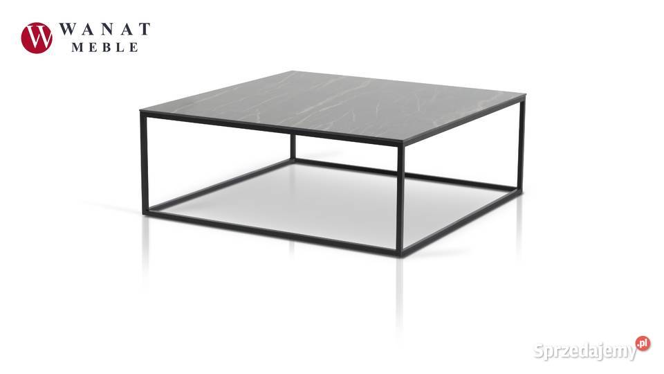 Ława Stolik Spiek Kwarcowy 100x100 czarna Toruń