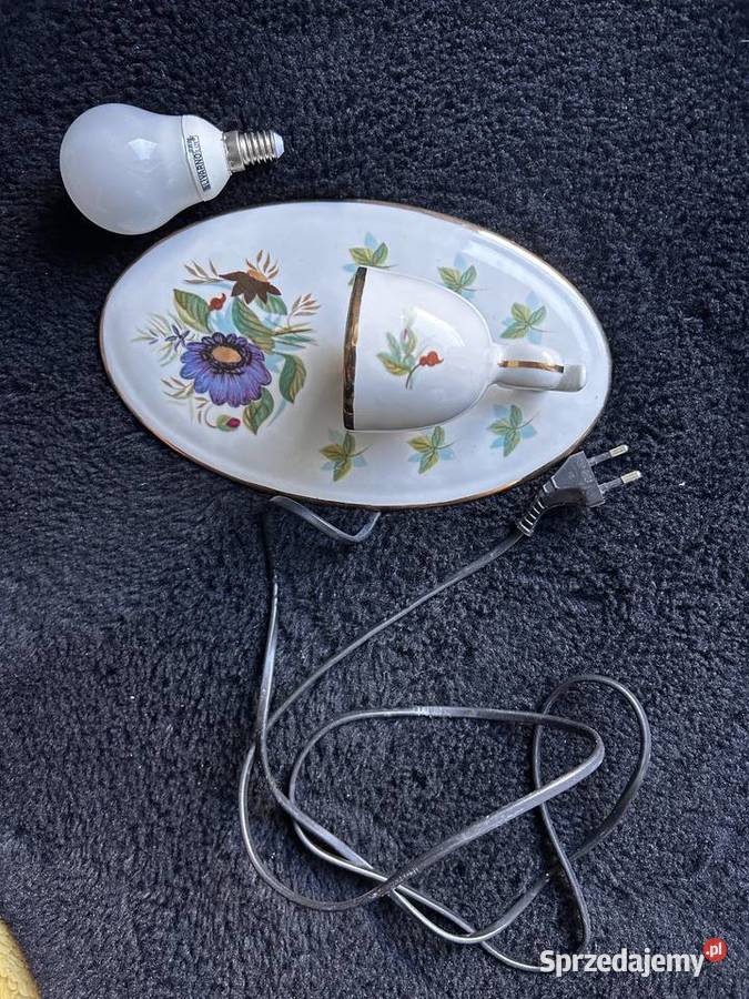 Kinkiet lampka ścienna porcelana Wałbrzych Warszawa
