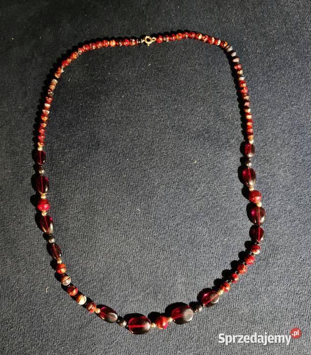 Naszyjnik z kamieni półszlachetnycb na szczęście Katowice