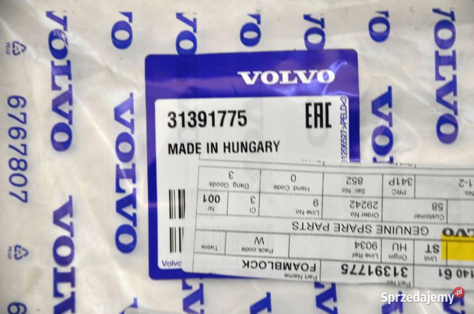 VOLVO S60 V60 poziome wygluszenie lewego Gadgety motoryzacyjne dolnośląskie Bielany Wrocławskie sprzedam