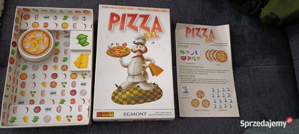 Gra planszowa Pizza XXL wydawnictwa Egmont Poznań sprzedam