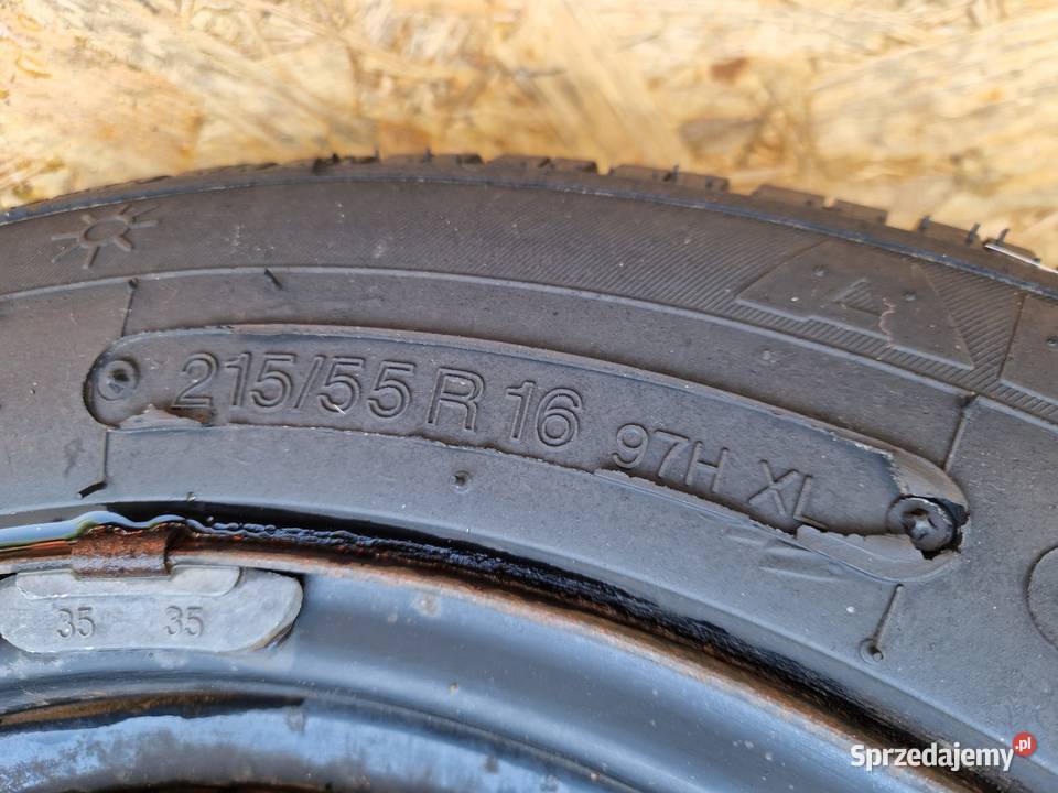 PEUGEOT 407508 5X108 21555 R16 FELGI STALOWE Średnica 16" Słowikowo