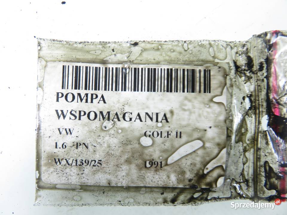 POMPA WSPOMAGANIA VW GOLF II 16 PN MGP1005 osobowe małopolskie