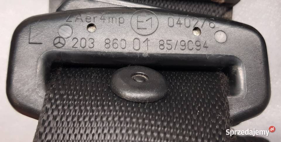 PAS BEZPIECZEŃSTWA LEWY PRZÓD MERCEDES W203 dolnośląskie Mielęcin