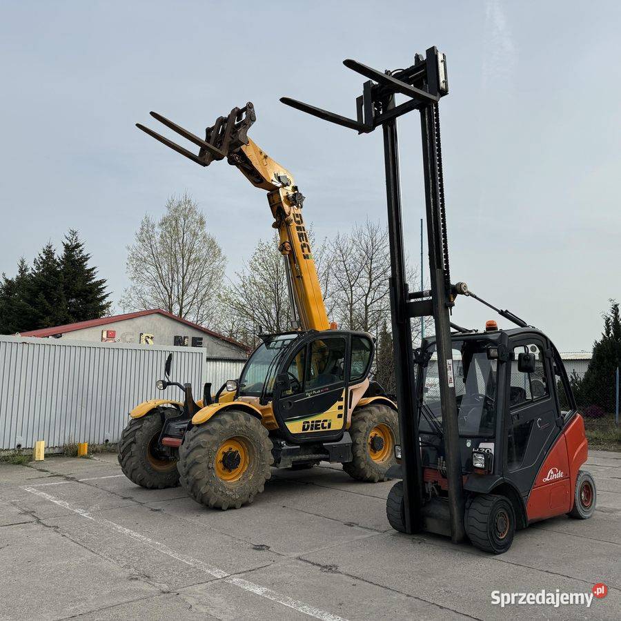 Manitou linde wózek widłowy wynajem wózków Borkowo
