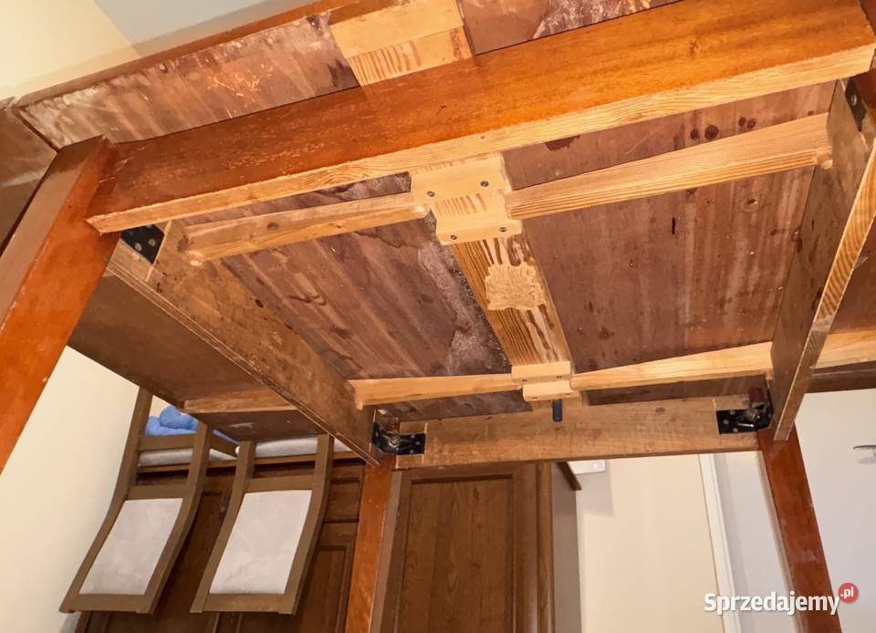 Stół drewniany 77x77 Rozkładany Warszawa