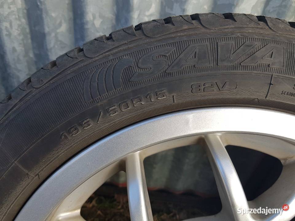 Opony letnie SAVA 19550 R15 4 z felgami ENZO kujawsko-pomorskie Bydgoszcz