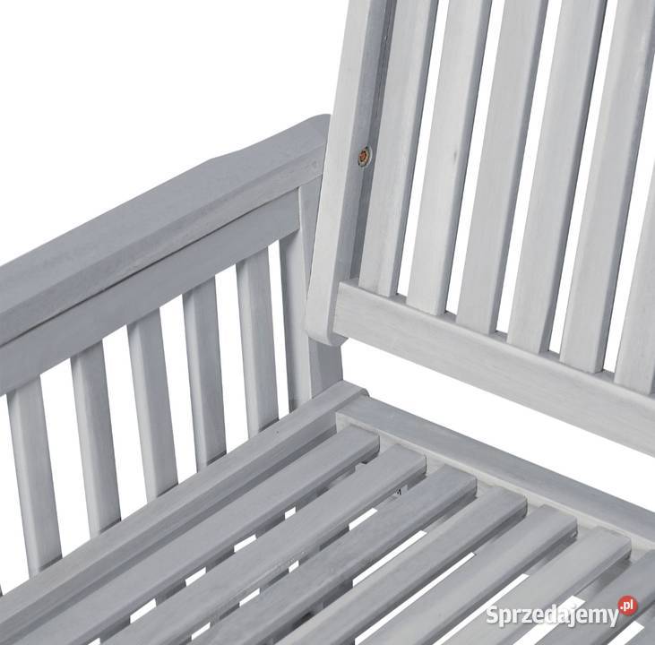 Ławka ogrodowa drewniana z podłokietnikami styl Brzesko