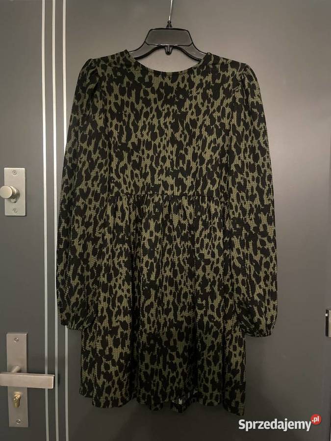 Look sukienka modny wzór panterka cetki hit 38 Choszczno