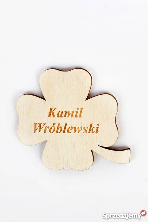 Winietki DREWNIANE wizytówki na talerzyk Warszawa